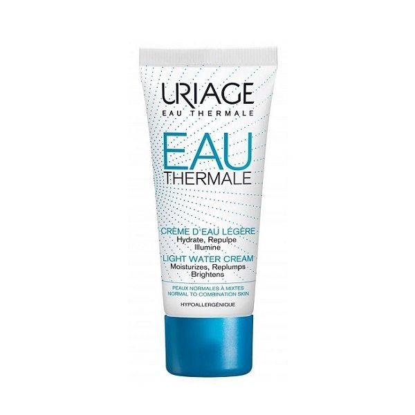 Kem Dưỡng Ẩm Ngày & Đêm Uriage Eau Thermale Creme D'eau Legere Dành Cho Da Thường, Da Hỗn Hợp 40ml