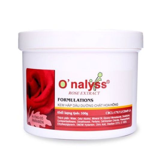 Kem Hấp Dầu O'nalyss Hoa Hồng - Hũ 500g