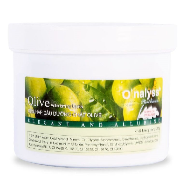 Kem Hấp Dầu O'nalyss Olive - Hũ 500g