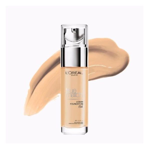 Kem Nền L'Oreal True Match Liquid Foundation #G4 Gold Beige (Store 5871,5873)