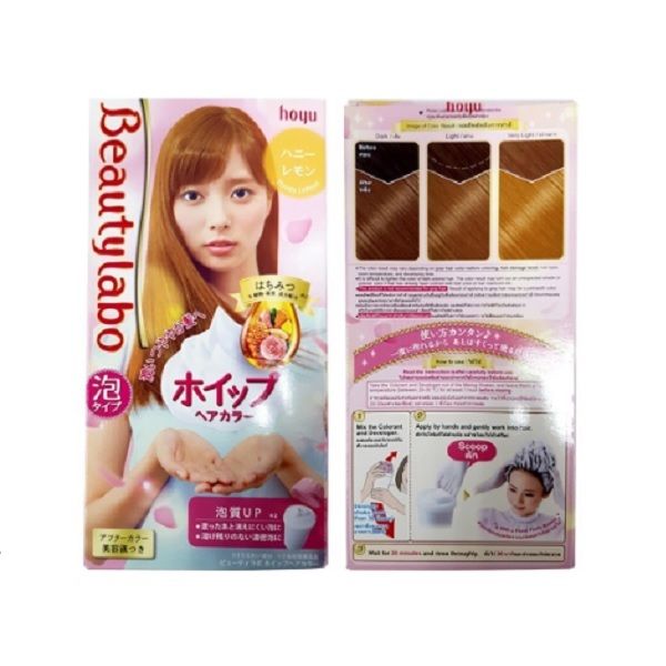 Kem Nhuộm Beautylabo Tạo Bọt Vàng Chanh Mật Ong 125ml