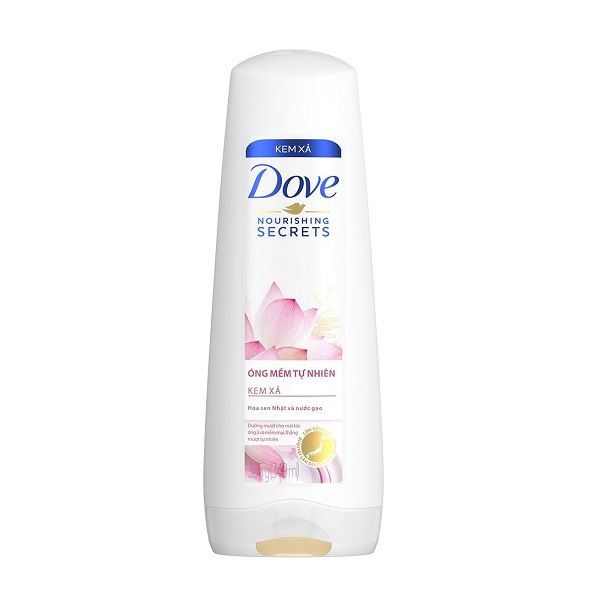 Kem Xả Dove Dưỡng Óng Mềm Tự Nhiên 335g