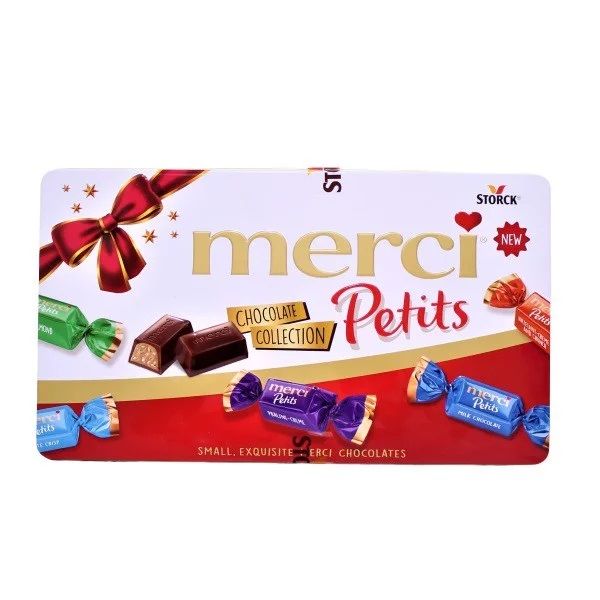 Kẹo Storck Merci Petis Hộp Thiếc 375g