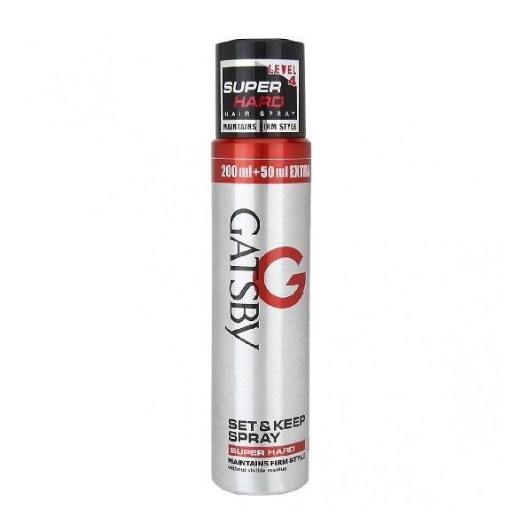 Keo Xịt Tóc Gatsby Set & Keep Super Hard 250ml