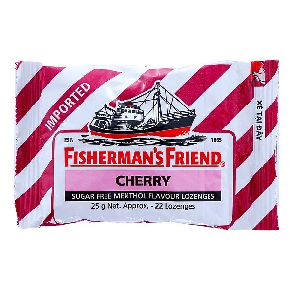 Kẹo Cay Con Tàu Fisherman's Friend - Vị Cherry (25g)