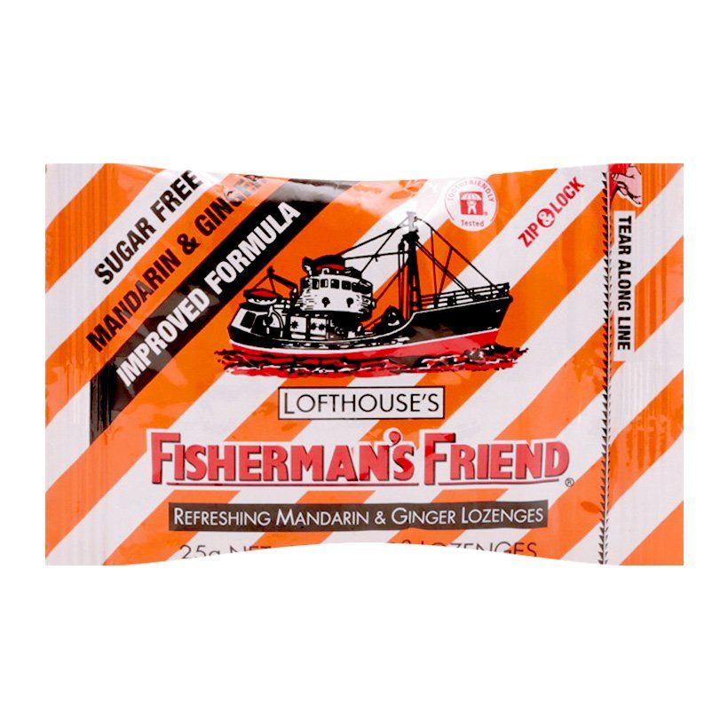 Kẹo Cay Con Tàu Fisherman's Friend - Vị Quýt Gừng (25g)