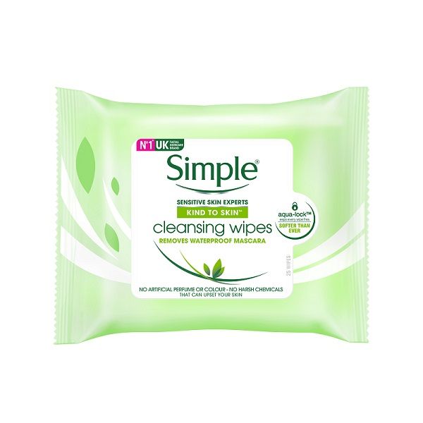 Khăn Giấy Ướt Tẩy Trang Simple 25 Tờ