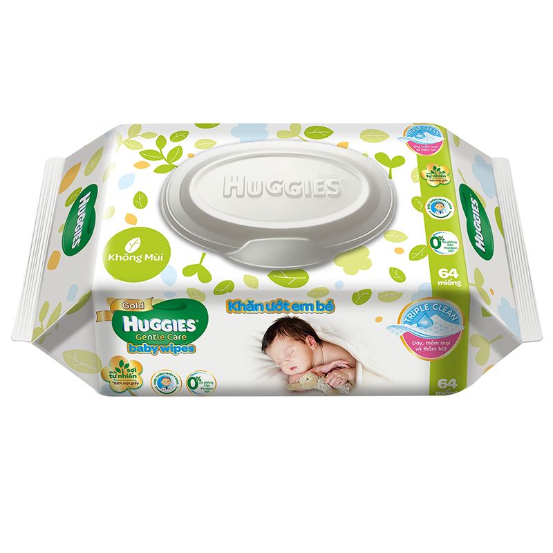 Khăn Giấy Ướt Em Bé Huggies Gold G.64M