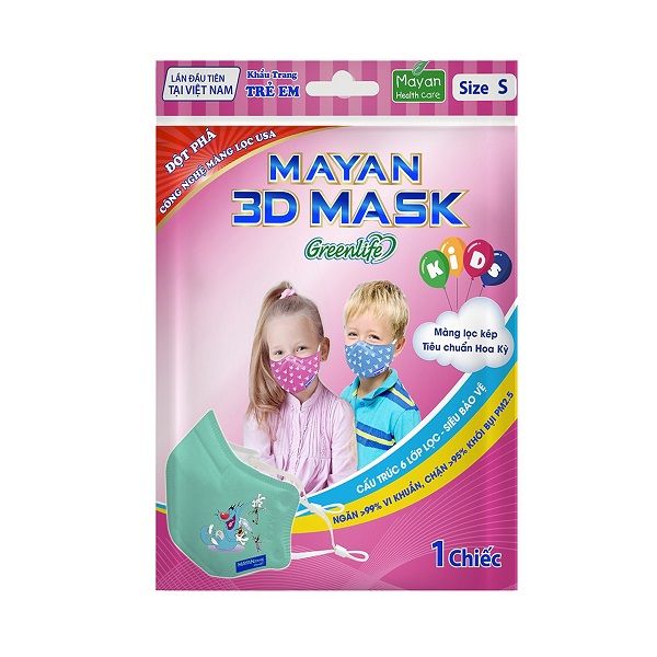 Khẩu Trang Mayan 3D Baby Pro PM2.5