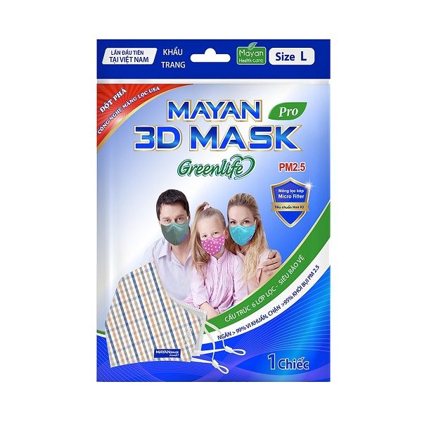 Khẩu Trang Mayan 3D Pro PM2.5