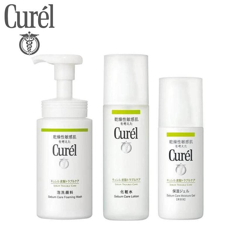 Bộ Chăm Sóc Da Mặt Dành Cho Da Dầu Curél Sebum Trouble Care Trial Kit
