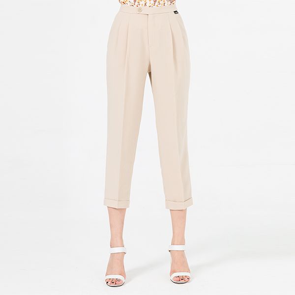 Quần Baggy Gấu Lơ Vê Màu Be Lamer L64K20H007-S1800