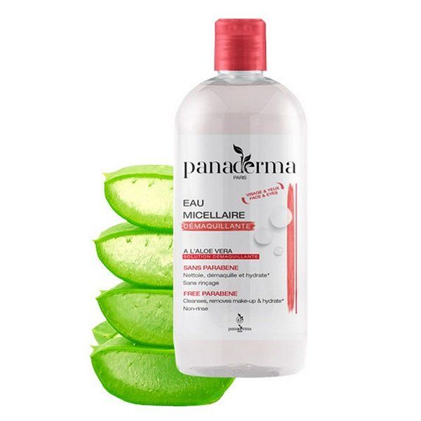 Nước Tẩy Trang Hương Nha Đam Cho Da Khô Panaderma Eau Micellaire A L'Aloe Vera 500ml