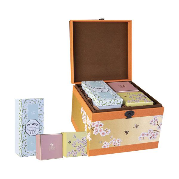Maison - Hộp Bánh Trung Thu Lôi Cuốn (150g x 6 Cái & 1 Trà Cao Cấp)