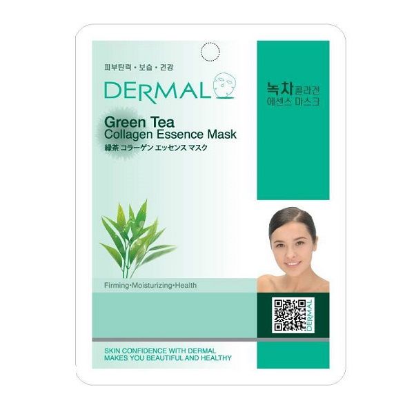 Mặt Nạ Dermal Tinh Chất Collagen Với Chiết Xuất Trà Xanh