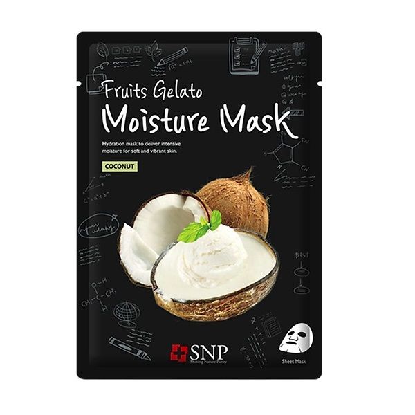 Mặt Nạ Dưỡng Ẩm Tinh Chất Dừa SNP Fruits Gelato 25ml