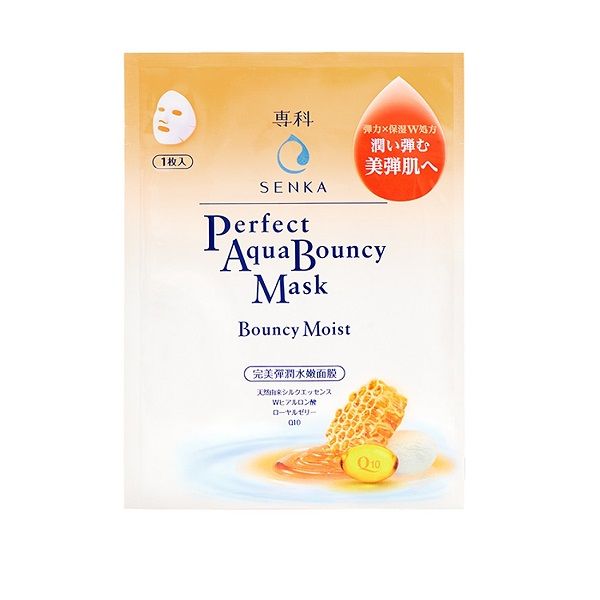 Mặt Nạ Dưỡng Da Đàn Hồi Và Cấp Ẩm Senka Bouncy Moist 25ml