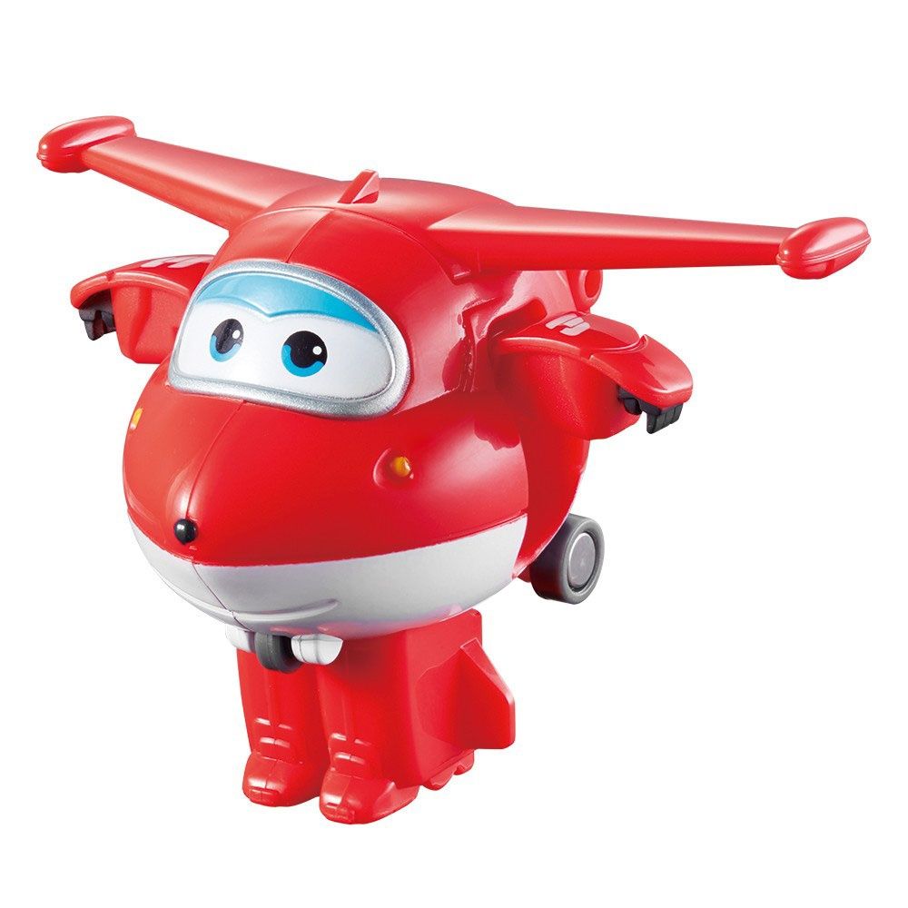 Mô Hình Đồ Chơi Máy bay Jett Tia chớp biến hình Robot Super Wings