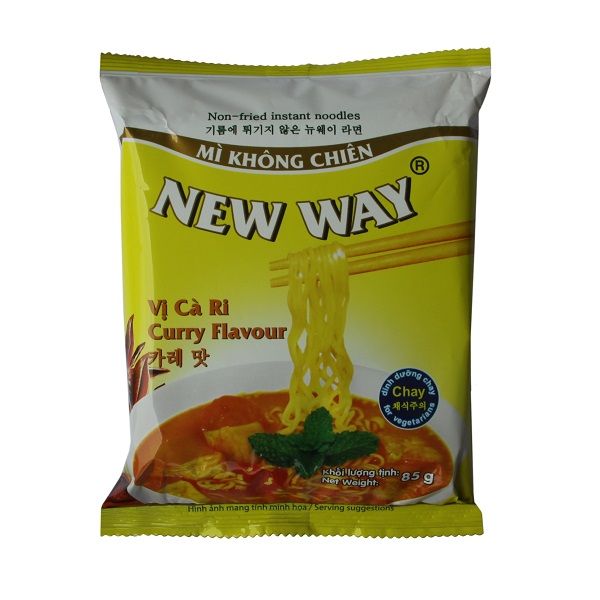 Mì Chay Không Chiên New Way Vị Cà Ri (85g)
