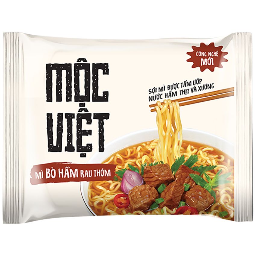 Mì Mộc Việt Bò Hầm Rau Thơm - Gói 75g