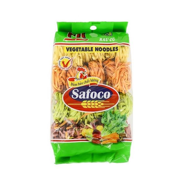 Mì Sợi Lớn Rau Củ Safoco - Gói 500g