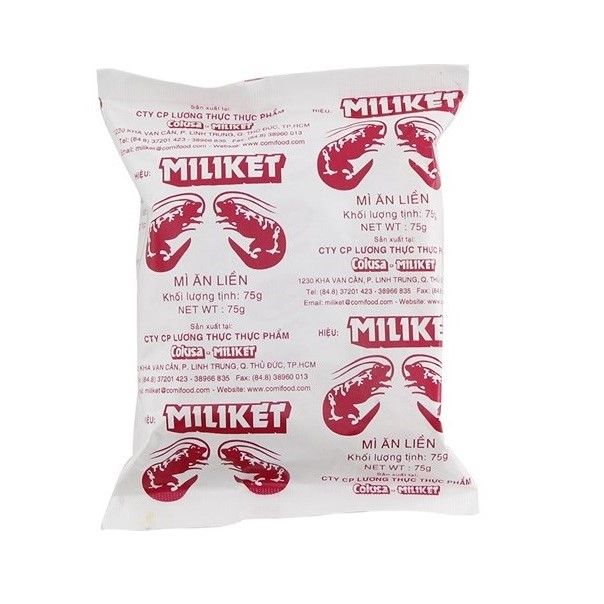 Mì Tôm Miliket 75g