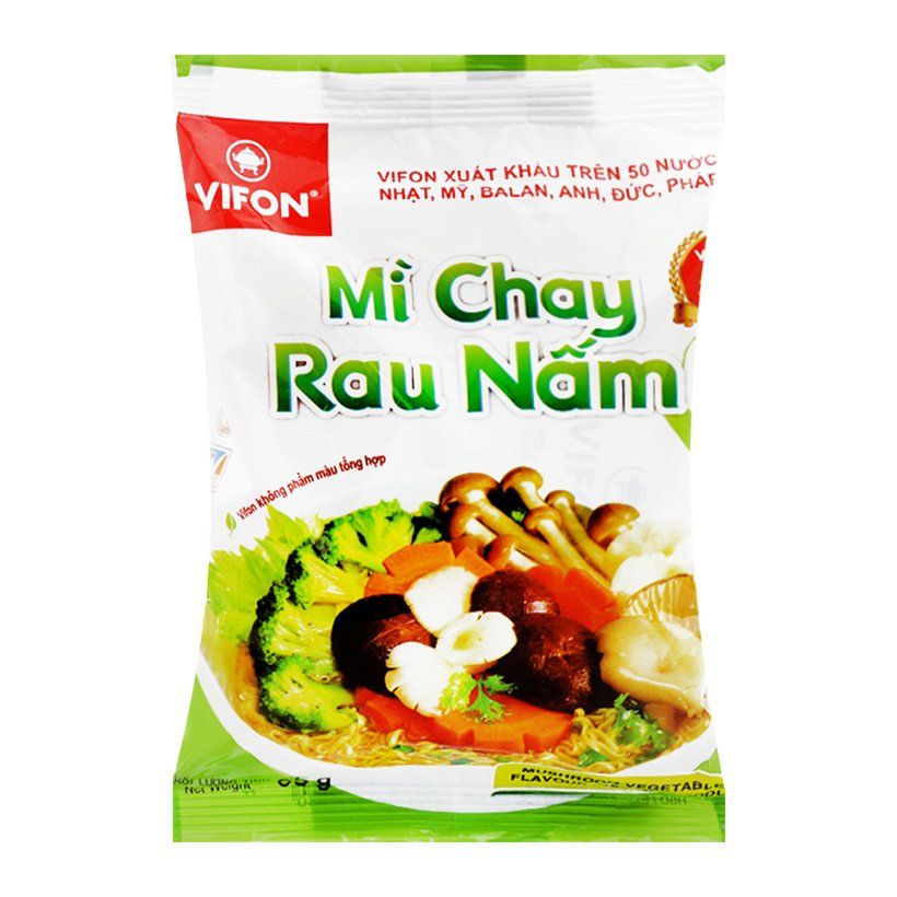 Mì Vifon Chay Rau Nấm 65g