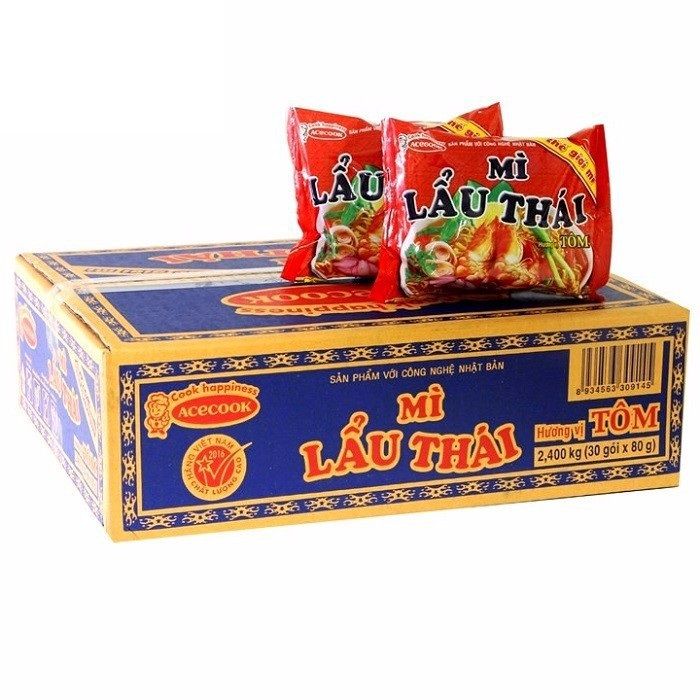 Thùng 30 Mì Lẩu Thái 80g