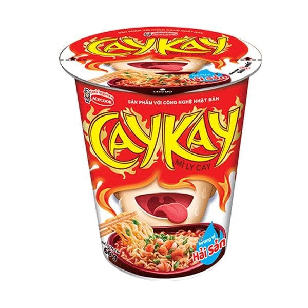Mì Ly CayKay Hương Vị Hải Sản 66g