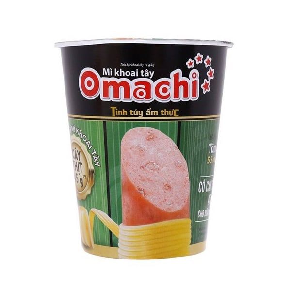 Mì Ly Omachi Có Thịt Tôm Chua Cay 5 Sao 112g