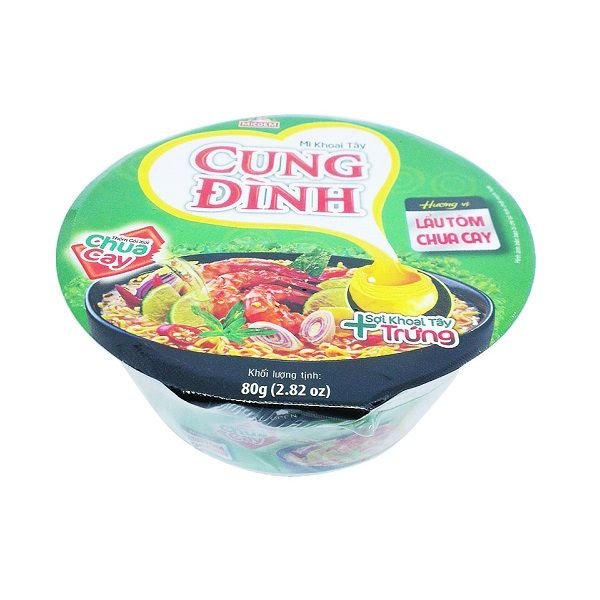 Mì Tô Cung Đình Lẩu Tôm Chua Cay 80g