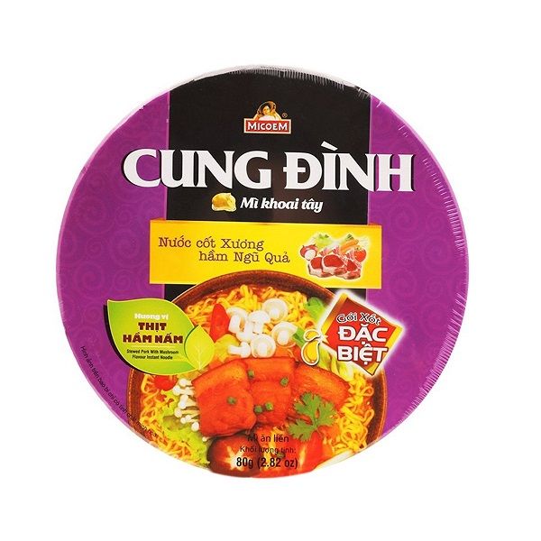 Mì Tô Cung Đình Thịt Hầm Nấm 80g