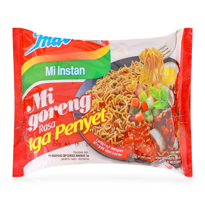 Mì Xào Khô Goreng - Vị Sườn 80g