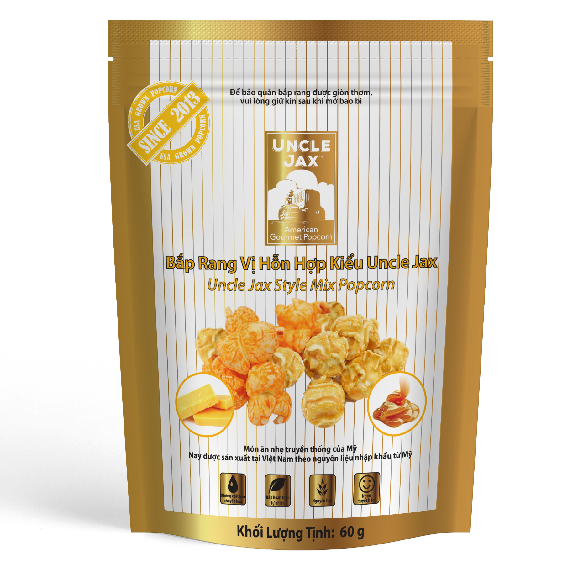 Bắp Rang Vị Hỗn Hợp Uncle Jax 130g