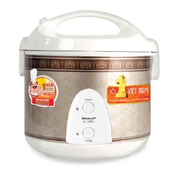 Nồi Cơm Điện (Nắp Gài) Sharp 1.0L Ks-11Etv