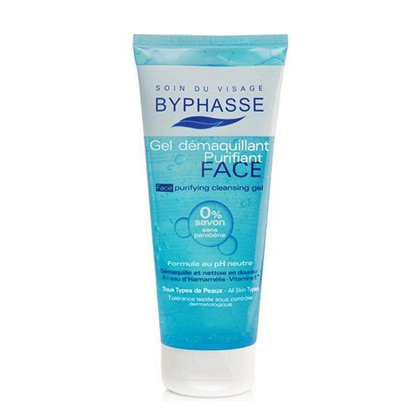 Sữa Rửa Mặt Tẩy Trang Dạng Gel Byphasse Purifying Cleansing Gel All Skin Types 200ml