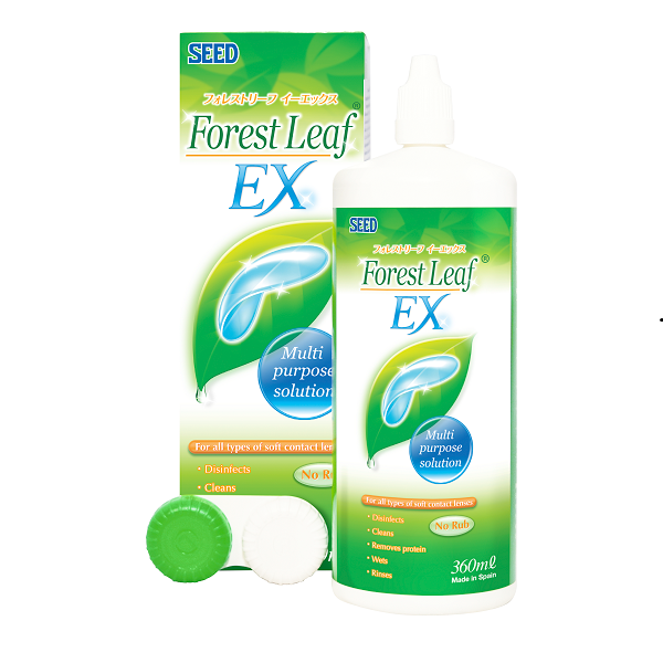 Dung Dịch Ngâm Rửa Kính Áp Tròng Mềm Seed Forest Leaf EX