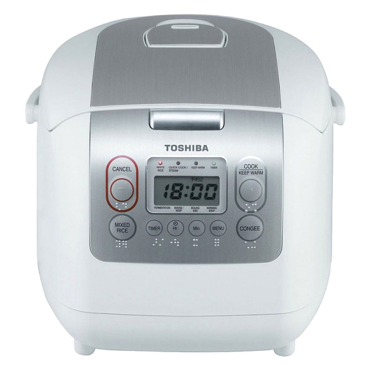 Nồi Cơm Điện Tử Toshiba RC-18NMFVN - Trắng