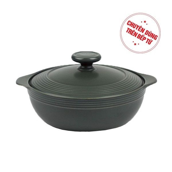 Nồi Dưỡng Sinh Hai Quai 1.1 Lít + Nắp Minh Long Healthycook (Bếp Từ)