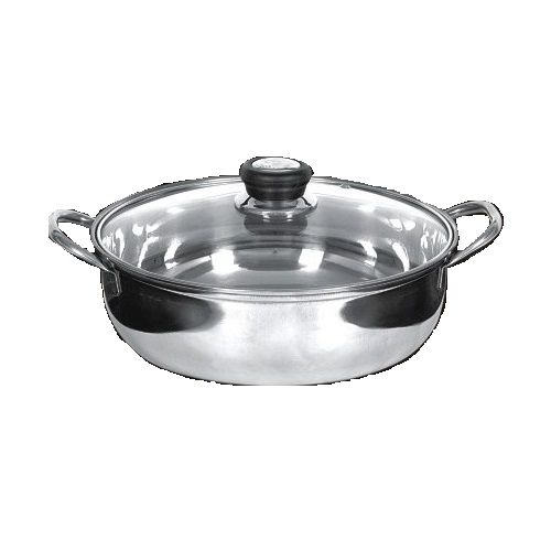 Nồi Lẩu Inox Nắp Kiếng 24