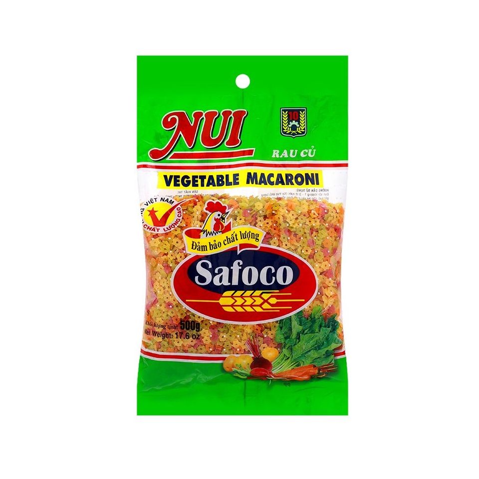 Nui Hình Sao Rau Củ Safoco (500g)