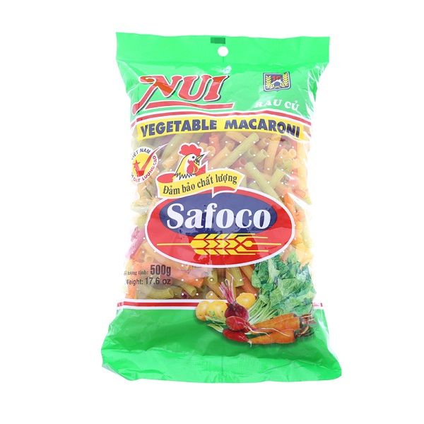 Nui Ống Lớn Rau Củ Safoco (500g)
