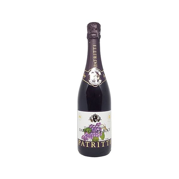 Nước Ép Nho Patritti Sparkling Nho Tím - Chai 750ml