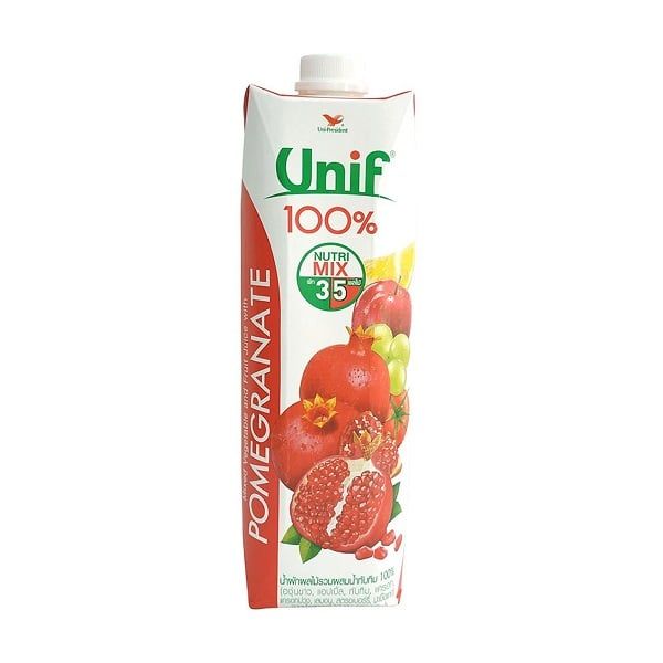 Nước Ép Rau Củ Quả Và Lựu Unif 1 Lít