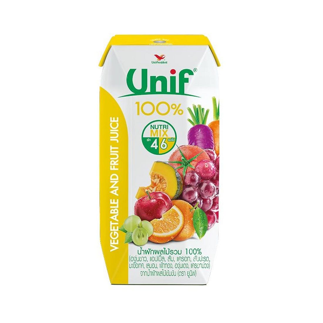 Nước Ép Trái Cây & Rau Củ UNIF - Hộp 200ml