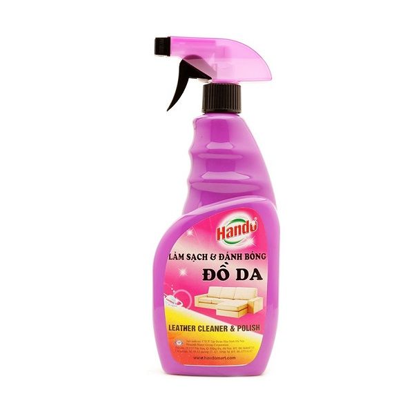 Nước Làm Sạch Và Đánh Bóng Đồ Da Hando 600ml