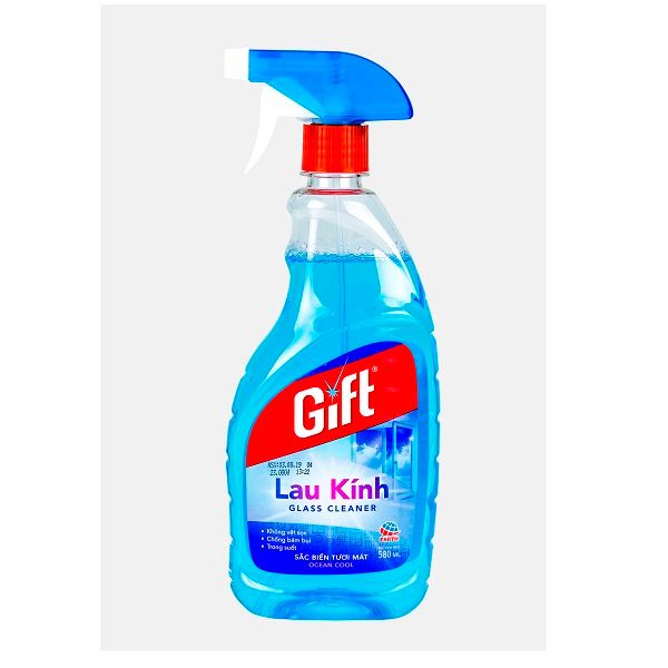 Nước Lau Kính Gift Hương Sắc Biển 580ml