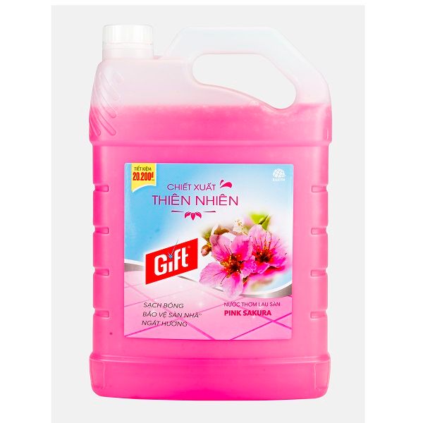 Nước Lau Sàn Gift Pink Sakura 3.8kg