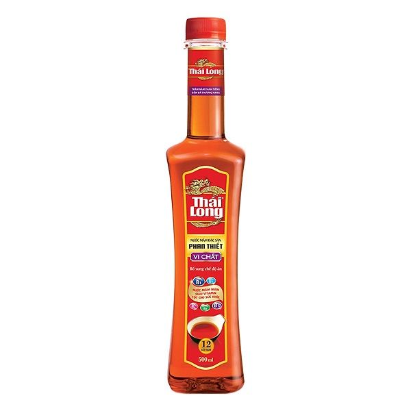 Nước Mắm Đặc Sản Phan Thiết Thái Long Vi Chất 12 Độ Đạm 500ml