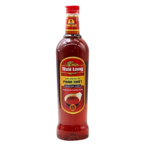 Nước Mắm Phan Thiết Thái Long 15 độ đạm Nhãn Đỏ 750ml